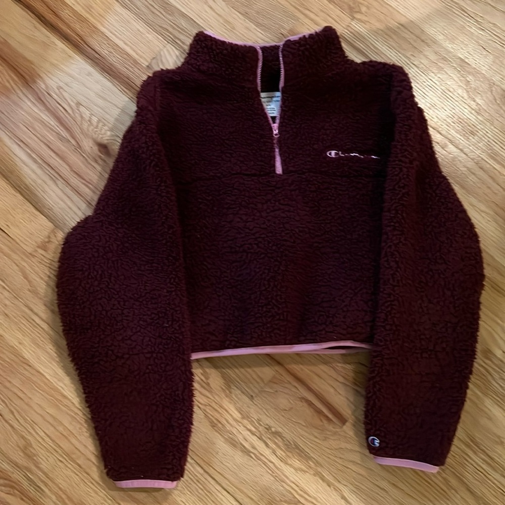 Champion cropped fleece pullover